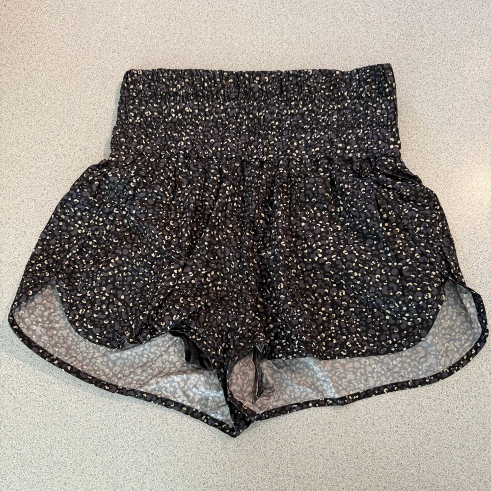 Free People Movement The Way Home Short Leopard Print